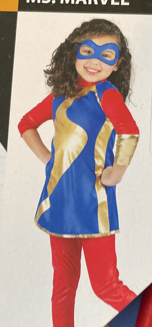 Disney Jr Ms Marvel Toddler Costume 3T-4T