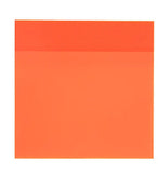 Office DepotSelf-Stick CLEAR Notes TRANSLUCENT ORANGE -50 notes per pack 3" x 3"