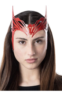 Marvel Scarlet Witch Tiara Wanda Maximoff Costume Crown Headpiece For Women