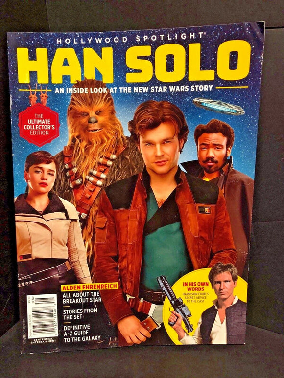 Hollywood Spotlight BOOK - HAN SOLO A Star Wars Story - NEW 2018