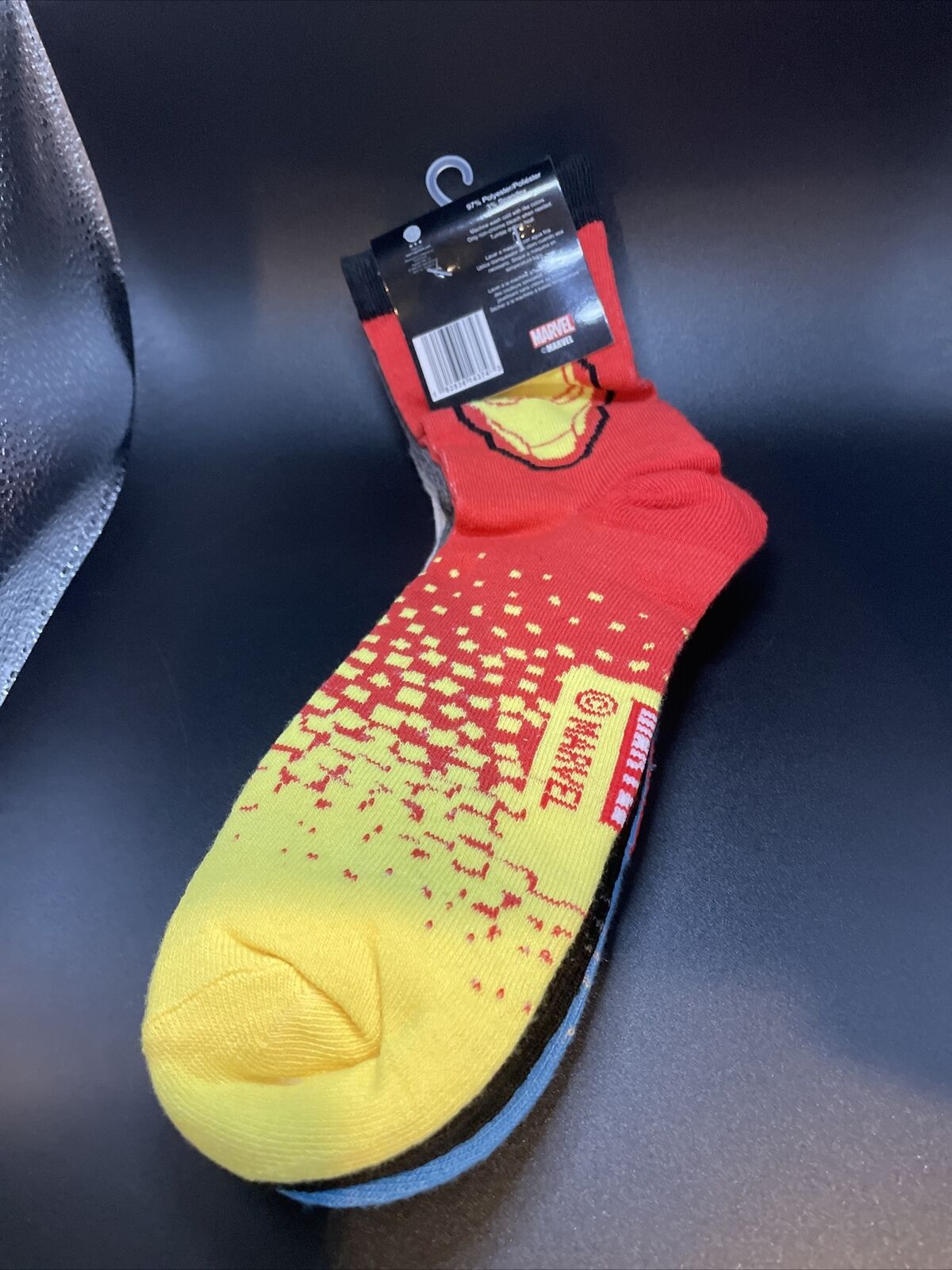 Red & Yellow Half Socks (size 6-12)