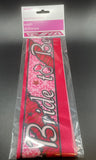 Bride To Be Hot Pink Bachelorette Party Sash Wedding Bridal Shower Unique #61894