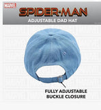 Concept One Spiderman Be Amazing Adjustable Denim Baseball Cap