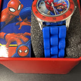 Marvel Spiderman Kid's Time Teacher Analog Rubber Watch