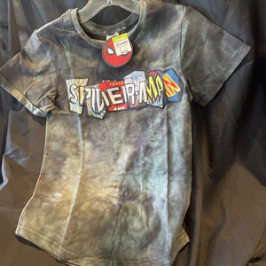 Spiderman Graphic Tie Dye Tshirt Kids  8-9  Year Old Marvel