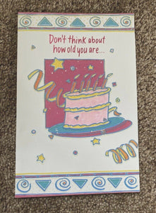 Happy Birthday Greeting Card w/Envelope NEW