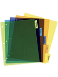 Avery 5-Tab Plastic Binder Dividers, Insertable Translucent Multicolor Big Tabs