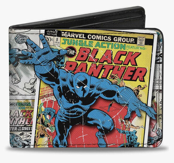 Buckle Down Marvel Black Panther Comics Bifold Wallet