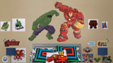 Original FATHEAD Hulk v Hulkbuster Cartoon Wall Decal Sticker 96-96169 Marvel NEW