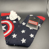 Captain America Marvel Socks Shoe Size 4-10