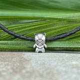 What's Your Passion Marvel KAWAII BLACK PANTHER BEAD Sterling Silver NEW