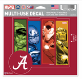 Alabama Crimson Tide MARVEL MULTI-USE DECAL 5" x 6"