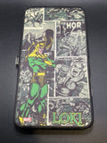 Buckle Down Marvel Loki Poses Comic Book Block Hinged Womens Wallet