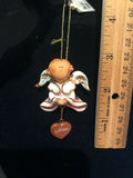 Pink Lillian Prayer Angel Orn by the Encore Group made by Russ Berrie NEW