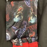 Briefly Stated Mens S  Marvel Venom Jogger Style Pajama Bottoms Side Pockets