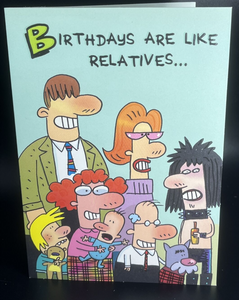 Relatives Birthday Greeting Card w/Envelope
