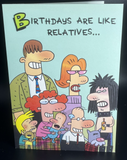 Relatives Birthday Greeting Card w/Envelope