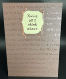 Thinking of You Greeting Card w/Envelope