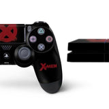 X-Men Logo Red PS4 Bundle Skin By Skinit Marvel NEW