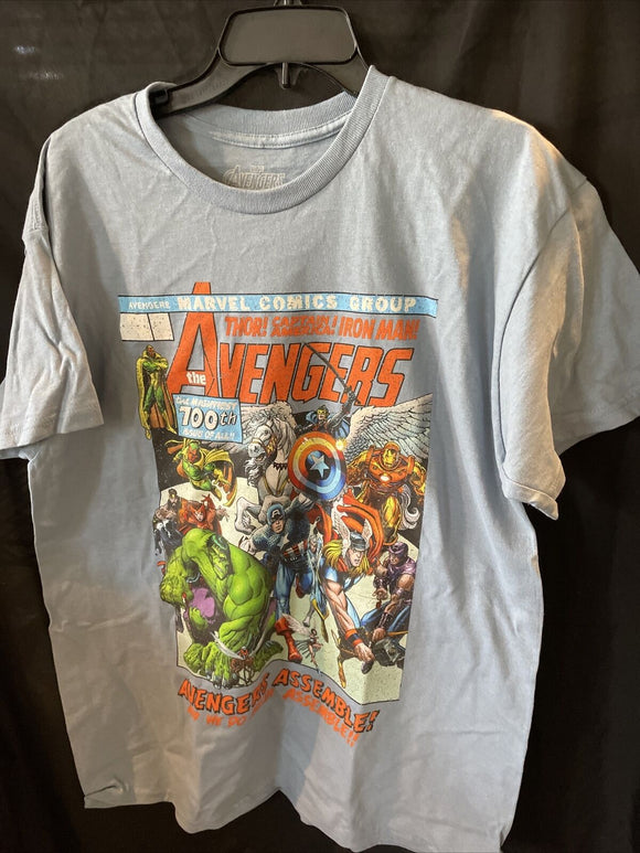 Marvel Comics Group Avengers Assemble Graphic Mens Tshirt Size Large