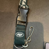 NFL New York Jets Two tone Clip On Keychain Lanyard