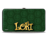 Buckle Down Marvel Chibi Thor Pose + Loki Logo Hinged Wallet