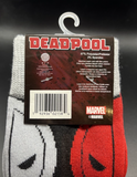 Marvel Deadpool Crew Socks 2Pair Men 6-12 HYP