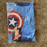 Captain America Youth Rash Guard sz 4 UPF +50