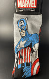 Marvel Captain America Standing Pose Mens Socks Sz 6-12