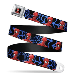 Buckle Down 3 Expression Web Orb  Seatbelt Buckle Mens Belt WSPD071 Marvel