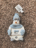 Snow Buddies Avery Personalized Snowman Ornament NEW