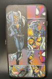 Buckle Down Spiderman & Black Cat Scene Blocks Marvel Hinged Wallet