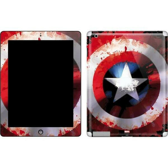 Marvel Captain America Shield Apple iPad 2 Skin By Skinit NEW