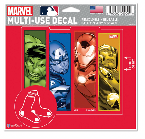 Boston Red Sox MARVEL MULTI-USE DECAL 5