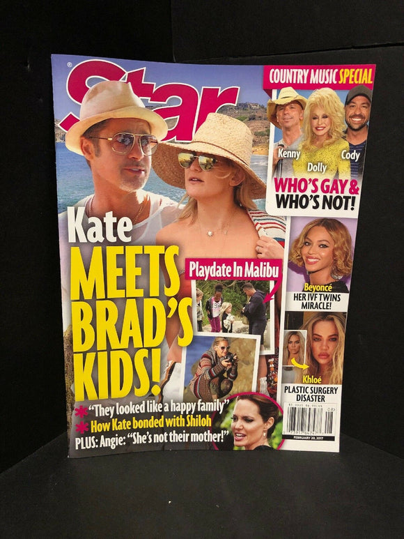STAR Magazine, February 20, 2017 Kate and Brad, Beyonce, Khloe NEW