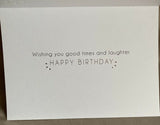 Birthday Greeting Card w/Envelope NEW