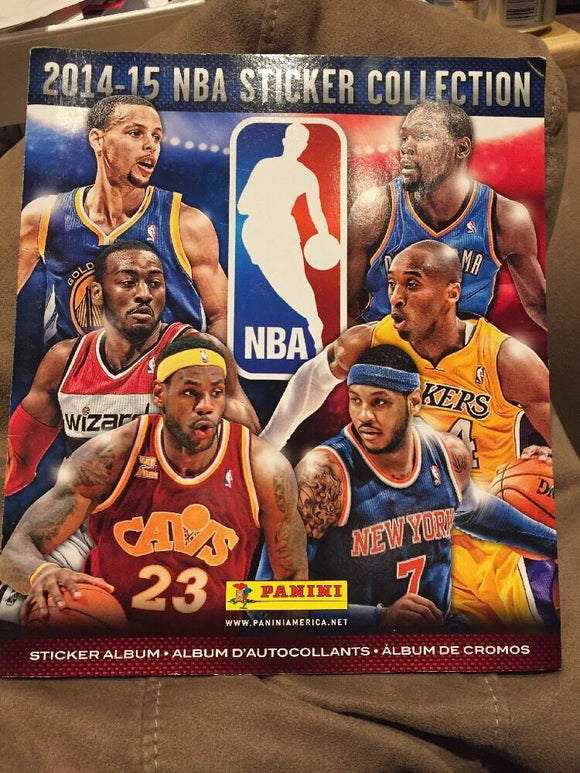NBA Basketball 2014-15 Sticker Collection NBA Sticker Collection Album NEW