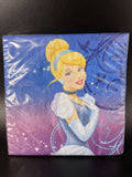 Cinderella Sparkle Dessert Beverage Napkins Birthday Party Supplies 16 Count