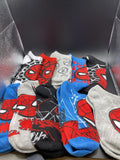 Marvel Spiderman Kids 10 Pack No Show Socks Size 6-8