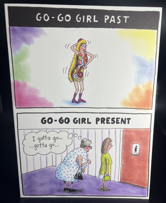Female 50th Birthday Greeting Card Humor w/Envelope