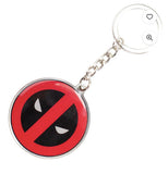 Buckle Down Marvel Deadpool Logo Metal Keychain