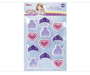 Wilton Disney Junior Sofia the First Icing Decorations 12CT