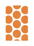Orange Polka Dot Treat Bags 10 Paper Bags