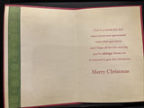 Merry Chistmas Dad From Son Greeting Card w/Envelope