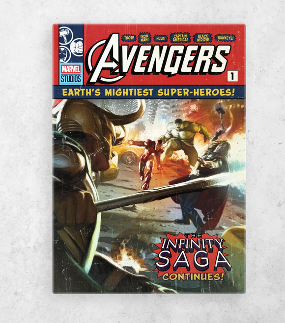 Displate Marvel Avengers Infinity Saga Metal Wall Poster 17.7  x 12.6 3933513
