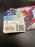 Marvel Spiderman Zipper Closed Pencil Case W/Spiderman Pencil