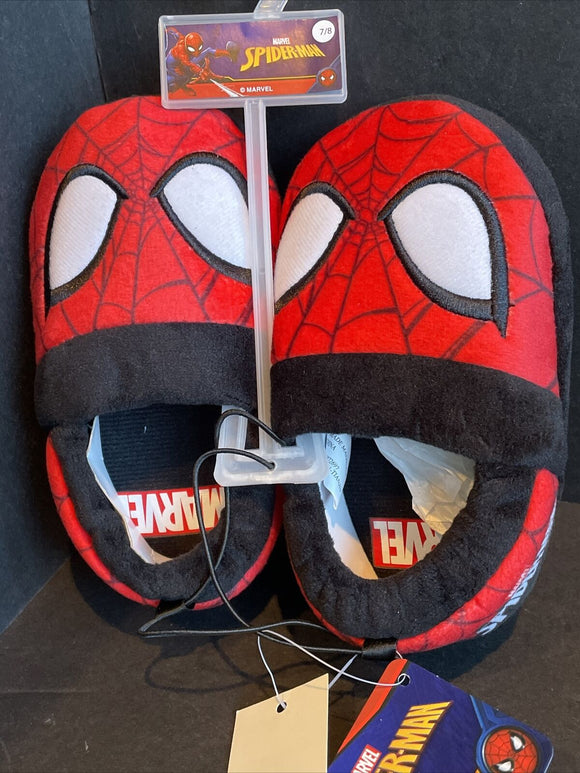 Spiderman Plush Child Slippers size 7/8