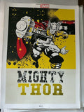 iCanvasART MRV1513 Marvel Comics (Retro): Thor Splash of Color Canvas Only