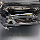 Brighton Sweet Harmony Med Black Leather Wallet/Crossbody