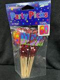 60th Birthday Or Anniversary Party Picks Decor For Desserts Or Food 14ct